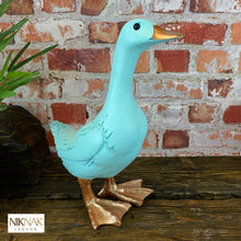 Loveable Blue Duck  side view from the Fancy Farm