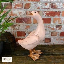 Side view of loveable Pink Duck from the Fancy Farm