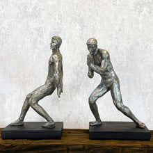 Muscle Men Book Ends - Silver Style