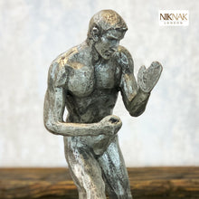 Muscle Men Book Ends - Silver Style