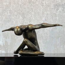 Posing Male Nude -Bronze Style