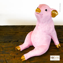 Fancy Farm - Pink and Gold Pig